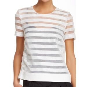 1 .state sheer boxy tee